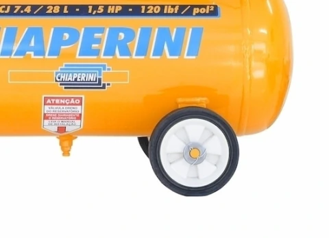 Compressor Ar 1,5HP Mono Bivolt 28L c/Kit Hobby Chiaperini