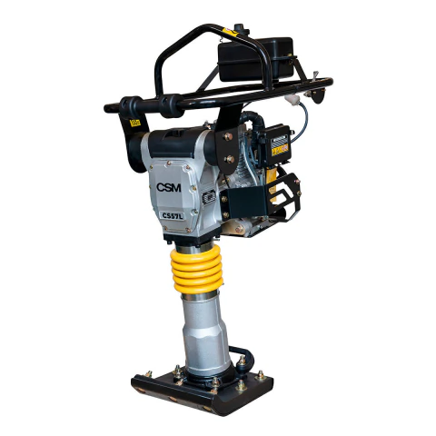 Compactador De Solo 4 HP 1100 Kgf 67 Kg CS57L Profissional Alta Produtividade Para Obras E Fundações CSM