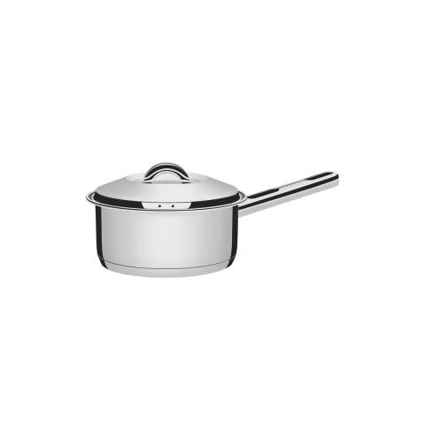 Panela Tramontina Solar Aço Inox Fundo Triplo 16 Cm 1,4 L Com Tampa Indução Profissional