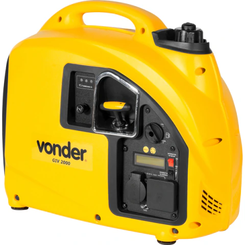 Gerador e Inversor à Gasolina 220V GIV2000 - Vonder