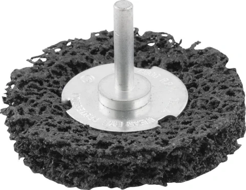 Esponja abrasiva 75mm haste 1/4" preta Vonder