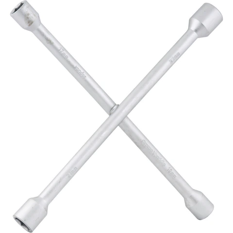 Chave de roda tipo cruz 17x19x21x23mm cromo vanádio Vonder
