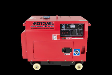 Gerador Diesel 5 KVA Trifásico 127/220V MDGT-5000ATS Motomil