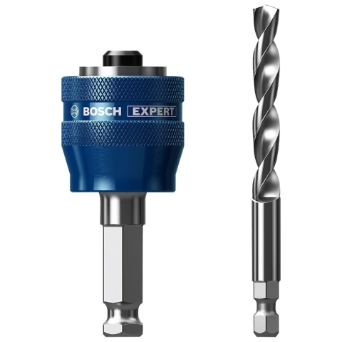 Adaptador P/Serra Copo Bosch Expert 11mm + Broca Hss-G 7,1mm