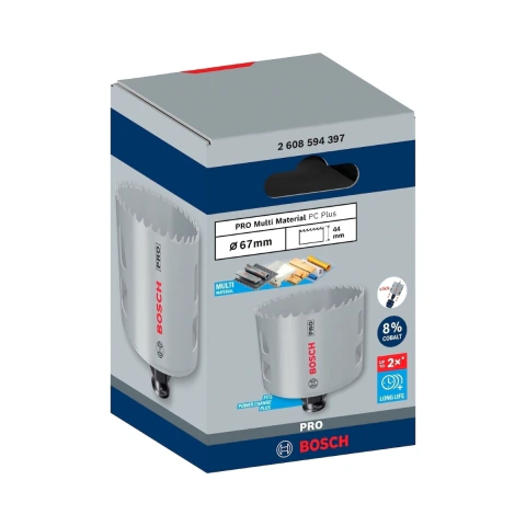 Serra Copo Bosch Pro Multi Material Power Change Plus 67mm