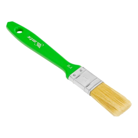 Trincha Pincel 1 Polegada Para Pintura Multiuso Cerdas Sintéticas Cabo Plástico Mtx 1 Peça