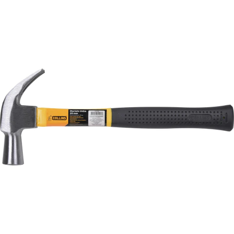 Martelo Unha 29mm Cabo Fibra Vidro Aço Forjado Temperado Collins