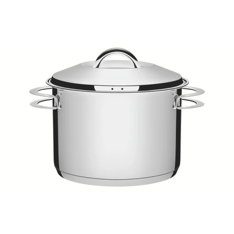 Caldeirão Tramontina Solar Aço Inox Fundo Triplo 28 cm 11,9 L Com Tampa