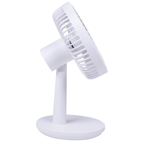 Ventilador De Mesa Portátil 5W 1500mAh 3 Velocidades Usb Branco Liege