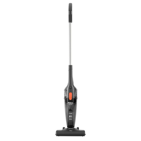 Aspirador de Pó Vertical ou Portátil PAS1450C 1300W Philco Preto Filtro Lavável e Acessórios 127V