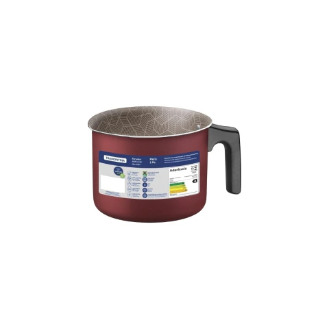 Fervedor Tramontina Paris Antiaderente Starflon Max 0,8 L 10 Cm Alumínio 1,6 Mm Vermelho
