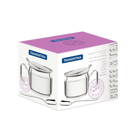 Bule Para Café E Leite Tramontina Aço Inox 470ml 8,4cm Elegante Resistente Lavável Lava Louças