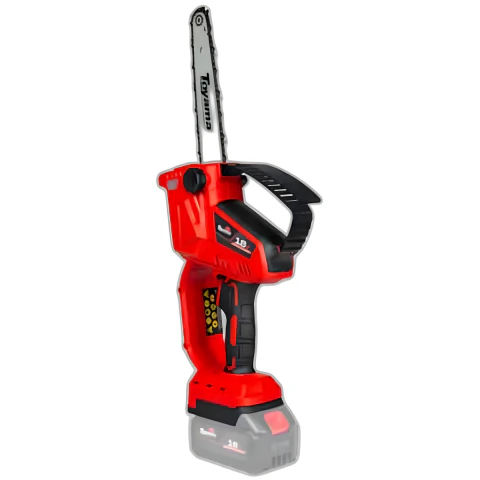 Mini Motosserra Serra Corrente Bateria Toyama TBT18MCS6PRO 18V 6 Pol Sabre Brushless Poda Jardim