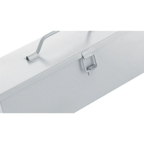 Caixa Metálica Para Ferramentas Baú 350X120X100Mm Worker Aço Tratado