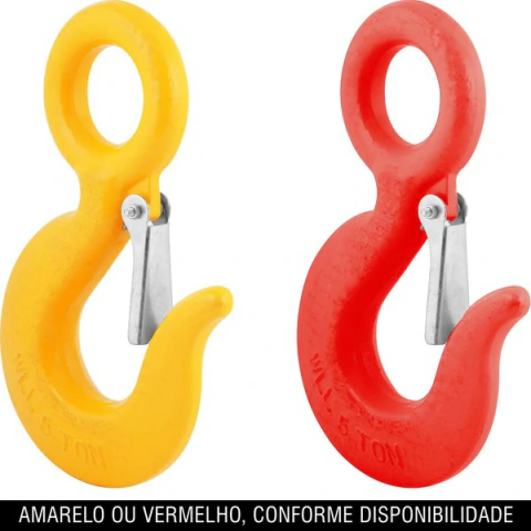 Gancho olhal fixo 3/4" 5,0t sem trava uso leve - Vonder