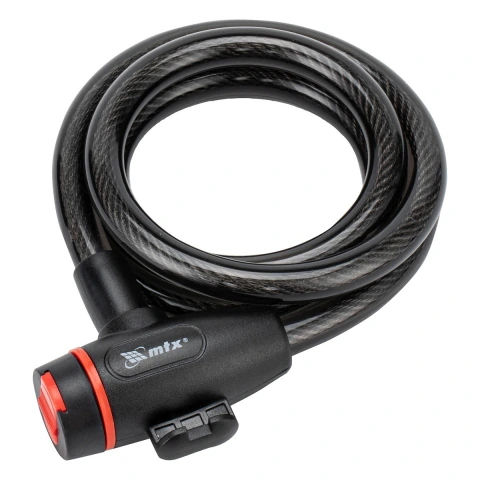 Trava Cabo De Aço Cadeado E Chave 12x1200mm Mtx 918179 Com Suporte