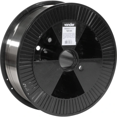 Arame Mig Aço Inox 308L 1,0mm Carretel com 15 Kg Vonder