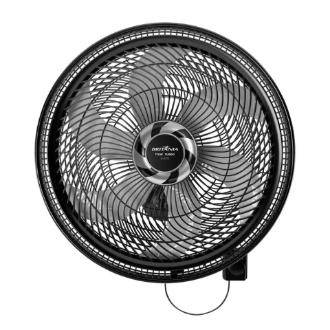 Ventilador 57CM de Parede Britânia BVT575 Maxx Force 127V Com 176W 6 Pás e 3 Velocidades