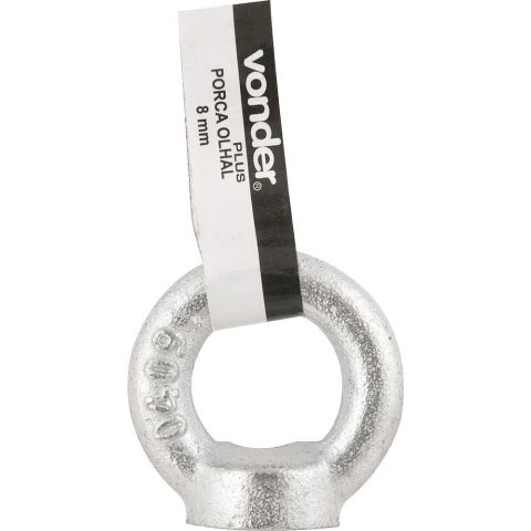 Porca olhal m6 0,07t industrial galvanizado - Vonder Plus