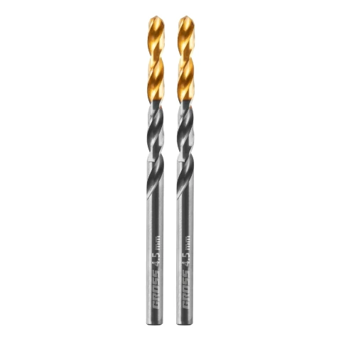 Broca Aço Rápido Nitreto Titânio 4,5mm 2pcs Gross