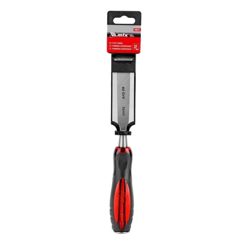 Formão Chanfrado Emborrachado 32mm Aço Cromo-Vanádio MTX