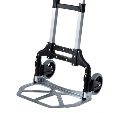 Carrinho Alumínio Dobrável 70Kg Worker Plataforma 385x280mm Ajuste 4 Posições
