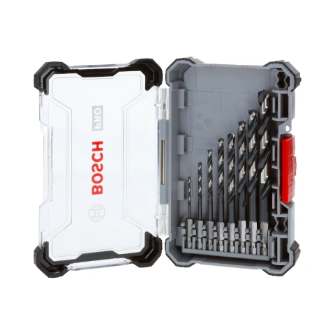 Jogo De Brocas Bosch Pro Metal Hss-G Impact Hex 2-10mm 8Un