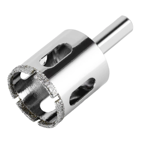 Broca Diamantada Para Vidro 32mm Triangular MTX 726329 Aço 45 Refrigeração A Água