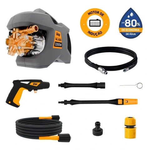 Lavadora de Alta Pressão WAP 2200W 1305 PSI 510 L/H 220V WL 4200 Ultra