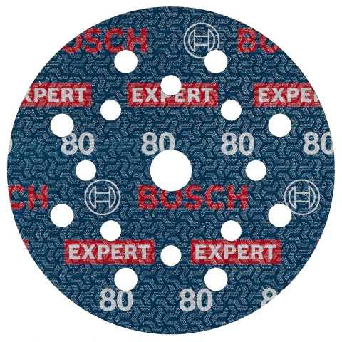 Jogo De Disco De Lixa Bosch Expert O780 125mm G80 C/ 50 Un