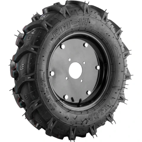 Roda Completa Lado Esquerdo 12'' 230kgf 15km/h Vonder Mtv1000 Aço Carbono