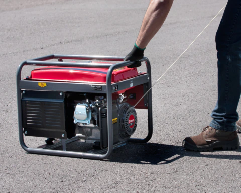 Gerador Gasolina 3,5Kva Mono Partida Manual B4T-3500 Branco