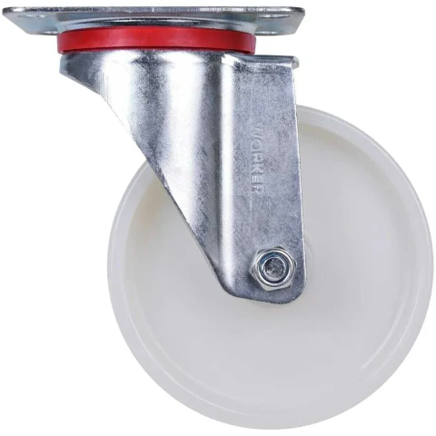 Rodizio Nylon Branco 8" Girat 200Kg Worker