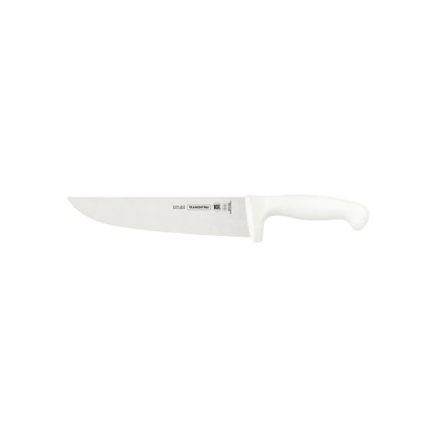 Faca Para Carne 8 Polegadas Aço Inox Cabo Branco Tramontina Profissional Master