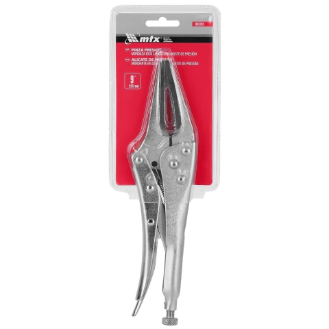 Alicate De Pressão Mordente Longo 9''-225mm Aço Forjado