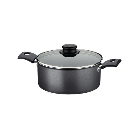 Caçarola Tramontina Turim Antiaderente Starflon Max 18 cm 2 L Alumínio Chumbo Com Alças Baquelite