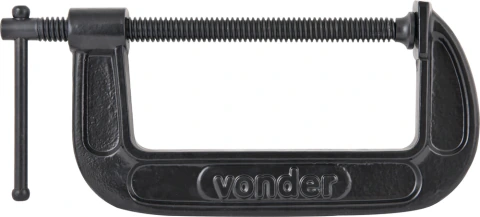 Grampo tipo c 8" ferro nodular - Vonder Plus