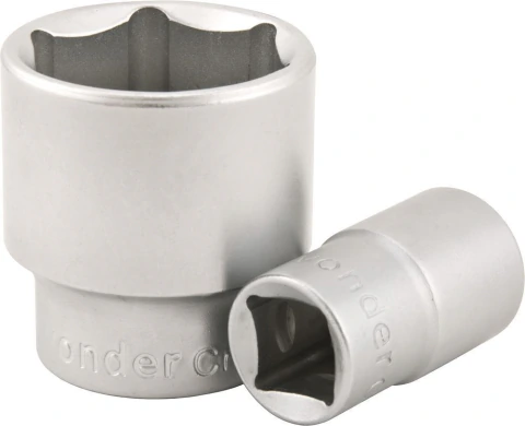 Soquete sextavado enc 1/2" 13mm curto vanád. Vonder