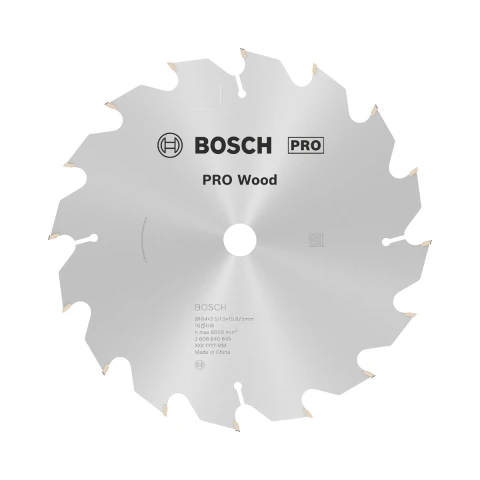 Disco De Serra Circular Bosch Pro Wood 184mm 16 Dentes
