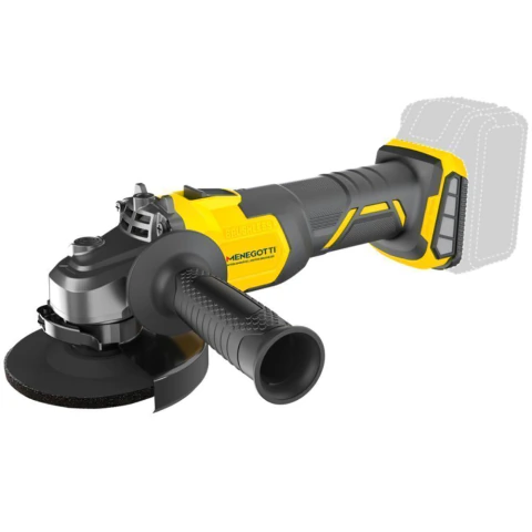 Esmerilhadeira Angular a Bateria MEB 20V 115mm Menegotti Intercambiável Brushless Sem Bateria
