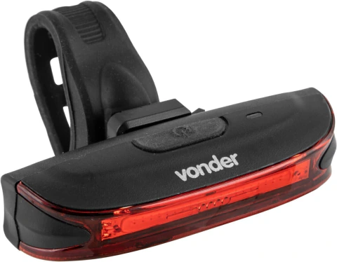 Lanterna Traseira para Bicicleta Recarregável Vonder