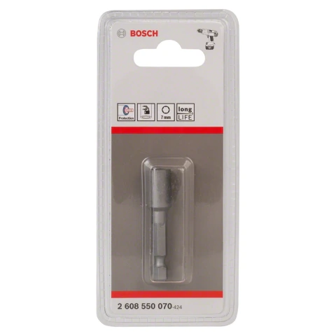 Soquete Canhão Magnético Bosch Extra Hard M4 (7mm) 50mm