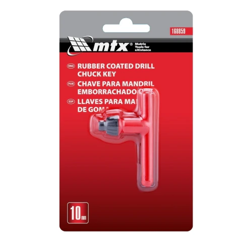 Chave Para Mandril 10 mm Aço Com Cabo Revestido 1 Peça Mtx