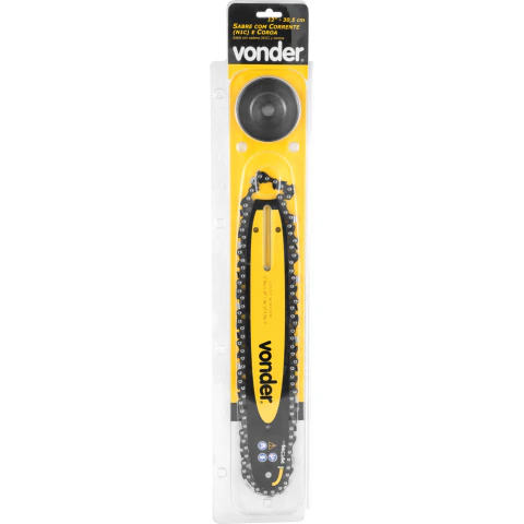 Sabre de 12'' 30,5 cm com Corrente (N1C) e Coroa Vonder