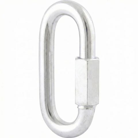 Mosquetão c/ rosca 1/4" leve galv c/ 2 peças cartela Vonder