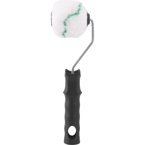 Rolo Pintura Microfibra 05cm Antirrespingo Suporte Vonder