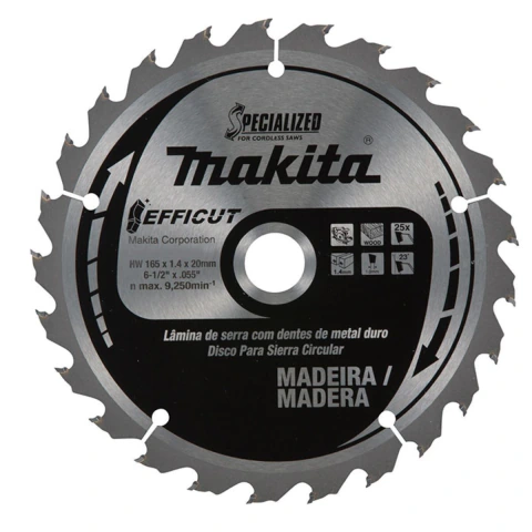 Disco Serra 150 mm x 20 mm Efficut E-06921 Makita