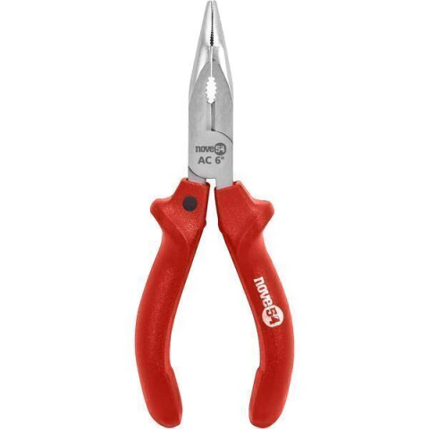 Alicate bico meia cana curvo 6" aço carbomo - Nove54