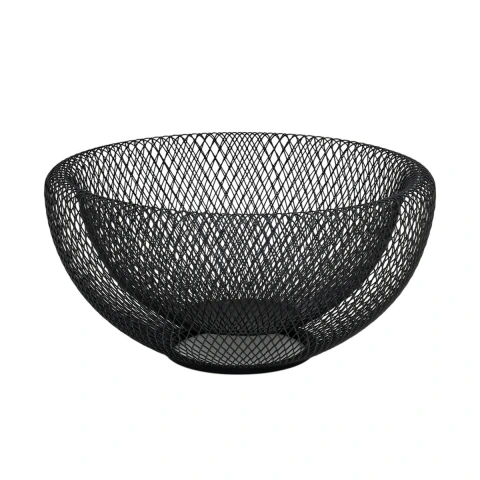 Cesto Multiúso Tramontina Luce Aço Carbono 295x295 Mm Fruteira Organizador Bancada Cozinha Gourmet