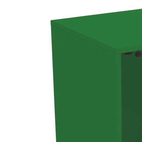 Estrutura Armário Vertical Verde Aço Carbono Organização Profissional de Ambientes Tramontina
